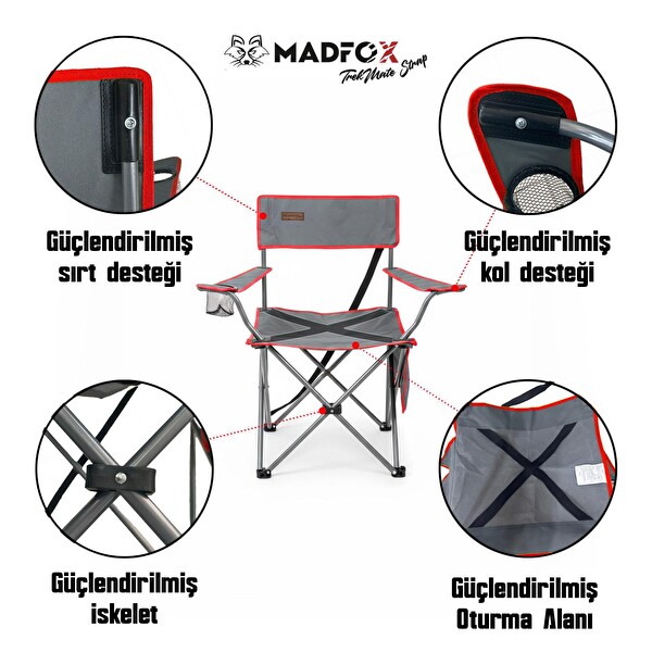 Madfox TrekMate Strap Katlanır Outdoor Koltuk