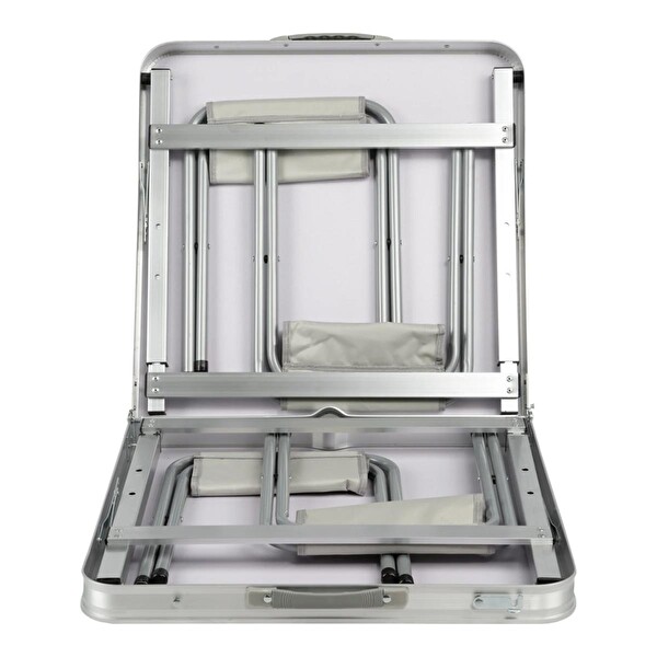 Madfox CampSet ShadePort Tabureli Katlanır Masası Seti