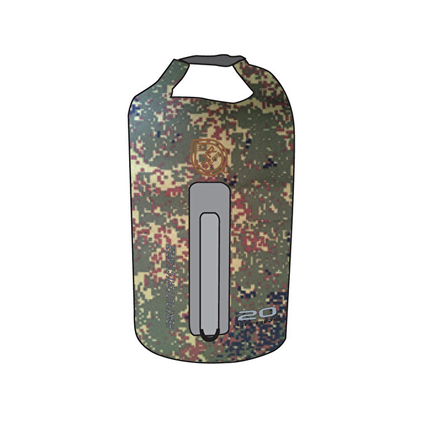 JR Gear Heavy Duty Dry Cylinder Su Geçirmez Çanta 50 Litre Yeşil