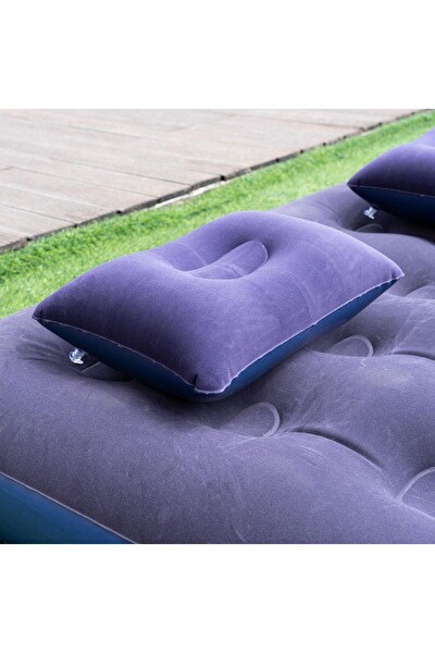 Walke 2200 Double Çift Kişilik Şişme Yatak Seti (2 Yastık - Pompa Dahil) 191x137x22 CM