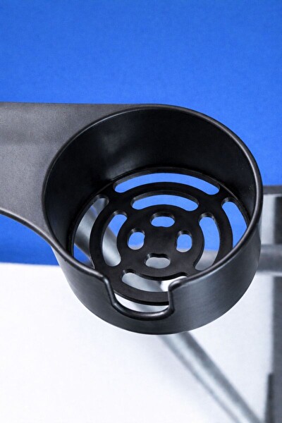 Walke Katlanır Kamp Sandalyesi Çift Taraf Bardaklı Piknik Sandalyesi - Lacivert