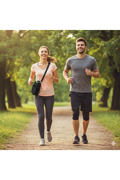 Mubigor Su Geçirmez Mıknatıslı Siyah Spor Çantası - Havluluk