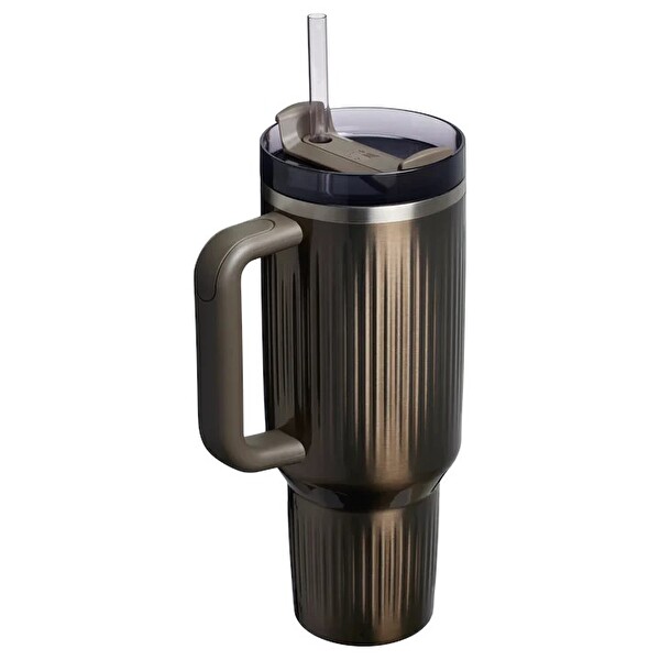 Stanley The Quencher H2.0 Fluted Tumbler 1.18 L GunMetal Shine