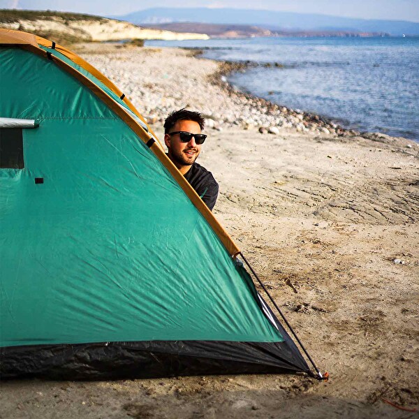 Freecamp Monodome Plus 4 Kişilik Yeşil Kamp Çadırı