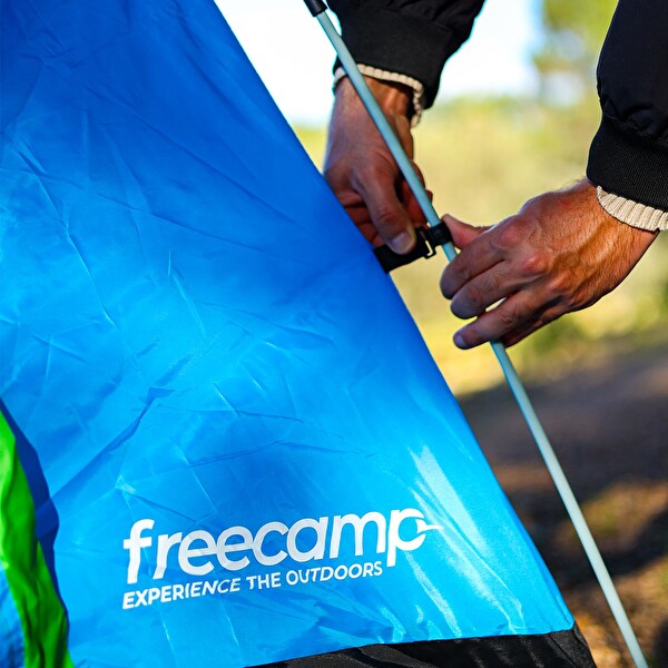 Freecamp Inventor 4 Kişilik Mavi-Yeşil Otomatik Çadır