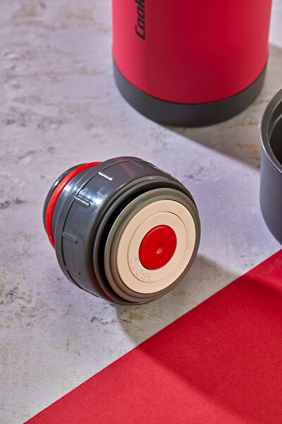 Cooker ColorLine 500 ML Paslanmaz Çelik Termos Kırmızı CKR2021
