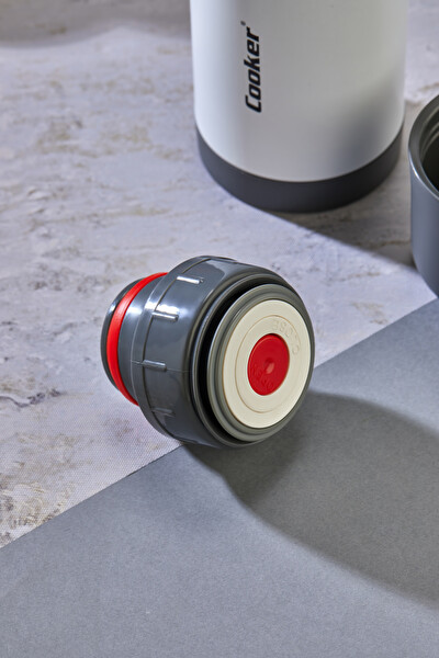 Cooker ColorLine 500 ML Paslanmaz Çelik Termos Beyaz CKR2021