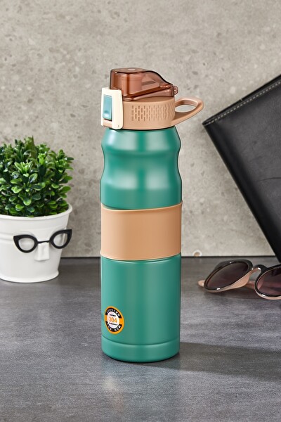Cooker 700 ML Paslanmaz Çelik Matara Termos Mavi YK1204