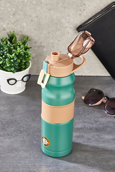 Cooker 700 ML Paslanmaz Çelik Matara Termos Mavi YK1204