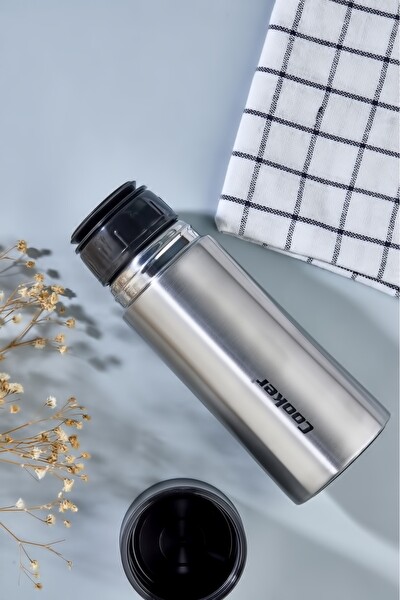 Cooker ColorLine Soft 300 ML Paslanmaz Çelik Termos Siyah CKR2055