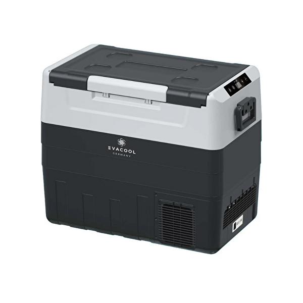 Evacool EVA55A 12/24V 55 Litre Kompresörlü Oto Buzdolabı Koyu Gri