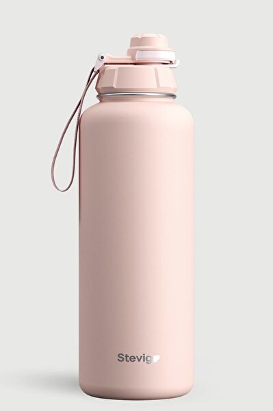 Stevig 1 Hand Leak-Proof Sızdırmaz Çelik Termos 1500 ML Icy Pink ST-255