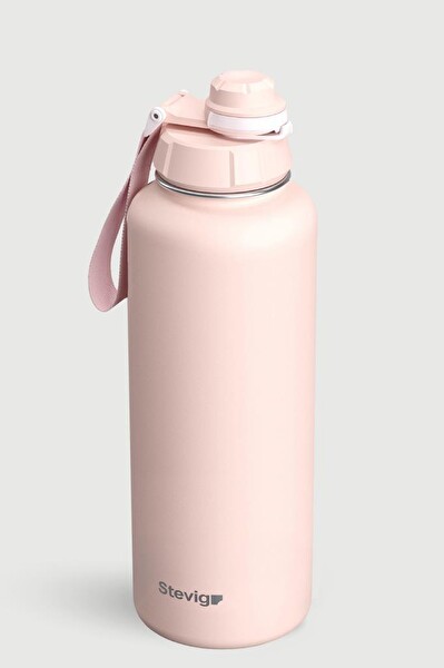 Stevig 1 Hand Leak-Proof Sızdırmaz Çelik Termos 1500 ML Icy Pink ST-255