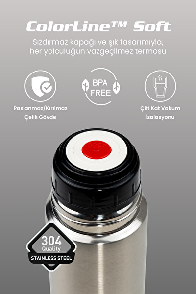 Cooker ColorLine Soft 500 ML Paslanmaz Çelik Termos CKR2115