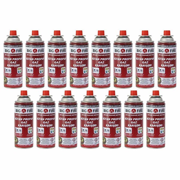 Big Fire Power 227 GR Valfli Gaz Kartuşu 15'li SET