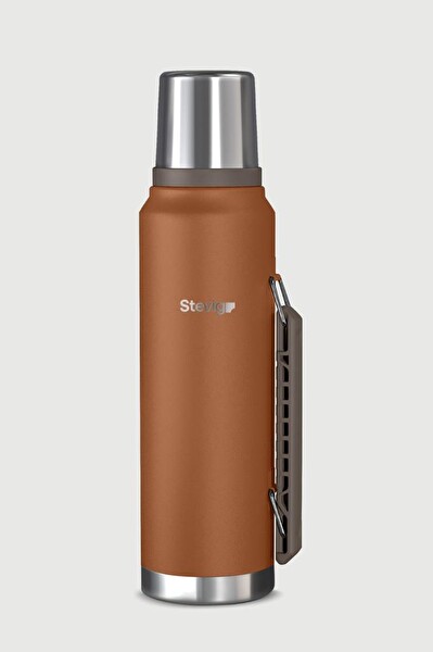 Stevig 1 Camper Klasik Kulplu Sızdırmaz Çelik Termos Autumn Leaf 1.2 L ST-259