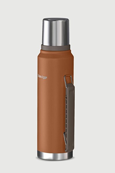 Stevig 1 Camper Klasik Kulplu Sızdırmaz Çelik Termos Autumn Leaf 1.2 L ST-259