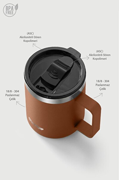 Stevig 1 Cap Daily Mug Kupa Çelik Termos 350 ML Autumn Leaf ST-267