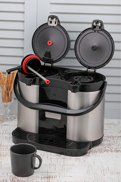 Cooker 5 L Çiftli Pompalı Paslanmaz Çelik Termos CKR2027