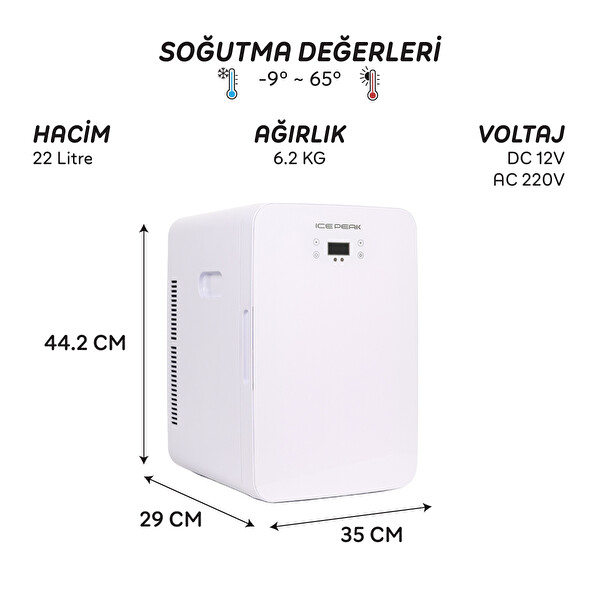 IcePeak ChillCUBE 22 L Termoelektrikli Buzdolabı