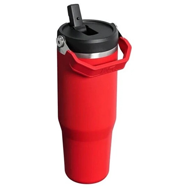 Stanley The IceFlow Flip Straw 2.0 Tumbler 0.89 L Chili Black Termos