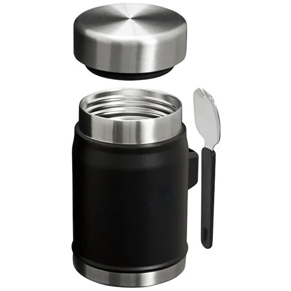 Stanley The Legendary Food Jar + Spork 0.4 Lt Black 2.0
