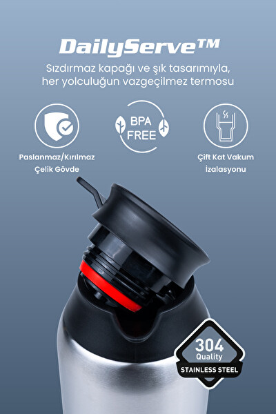 Cooker DailyServe 2.5 Litre Paslanmaz Çelik Termos CKR2123