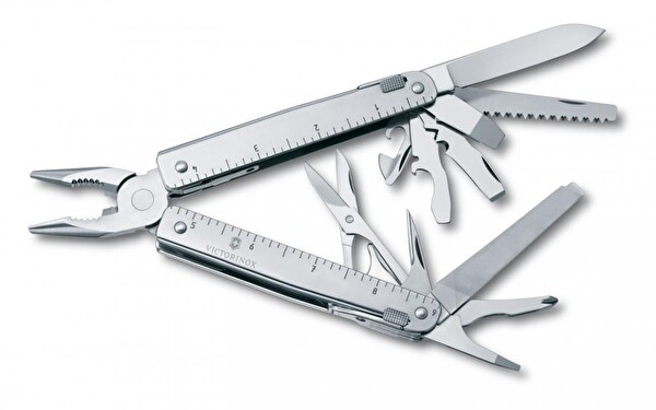 Victorinox 3.0327.LB1 SwissTool X Penseli Çakı - Deri Kılıflı