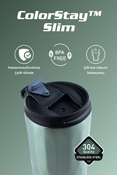 Cooker CKR2100 ColorStay Slim 500 ML Paslanmaz Çelik Bardak Termos