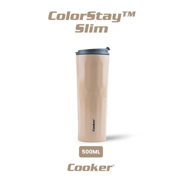 Cooker CKR2100 ColorStay Slim 500 ML Paslanmaz Çelik Bardak Termos