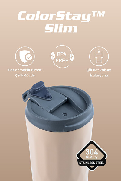 Cooker CKR2100 ColorStay Slim 500 ML Paslanmaz Çelik Bardak Termos