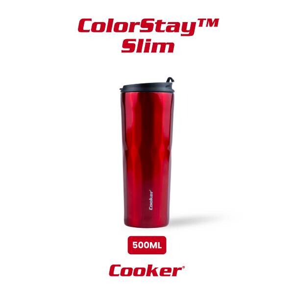 Cooker CKR2100 ColorStay Slim 500 ML Paslanmaz Çelik Bardak Termos