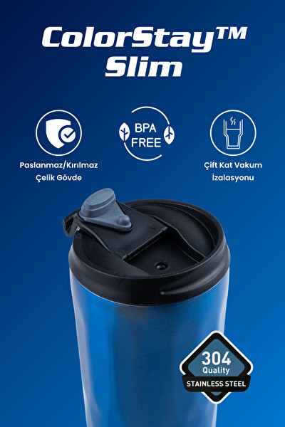 Cooker CKR2100 ColorStay Slim 500 ML Paslanmaz Çelik Bardak Termos