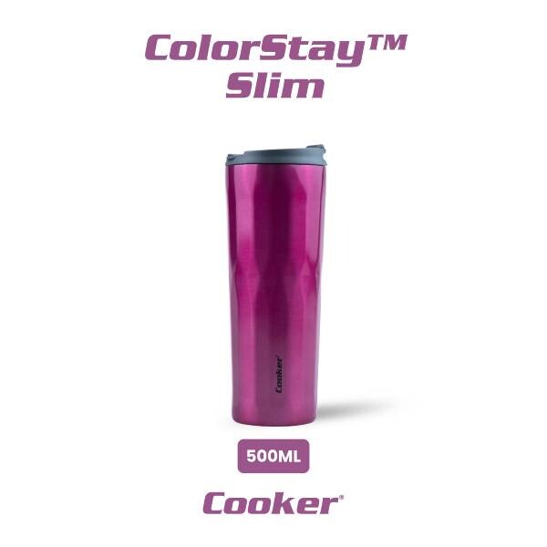 Cooker CKR2100 ColorStay Slim 500 ML Paslanmaz Çelik Bardak Termos