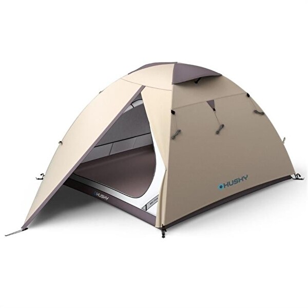 Husky Bird Plus 3 Kişilik Açık Kahverengi Kamp Çadırı