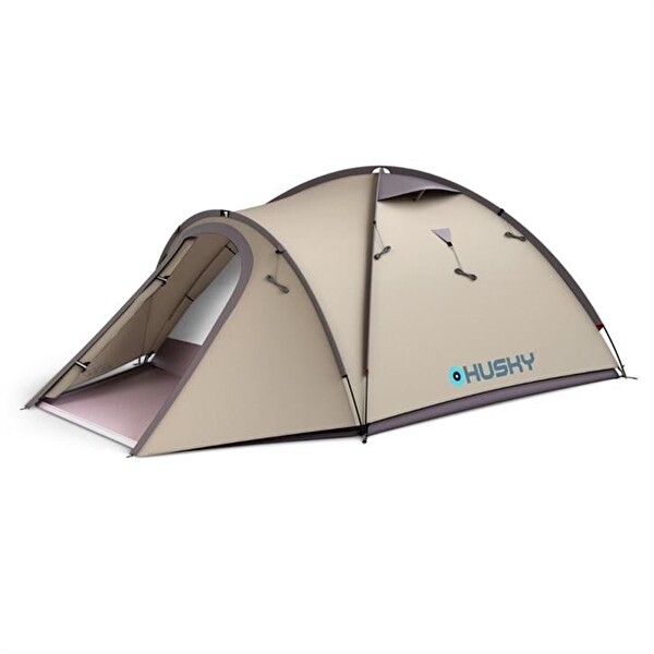 Husky Bizon Plus 3 Kişilik Çadır Açık Kahve