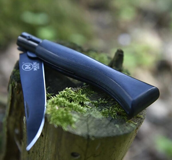 Main Knives 2000-L9 Titanyum Urban Line 8.7 CM Siyah Ağaç Çakı