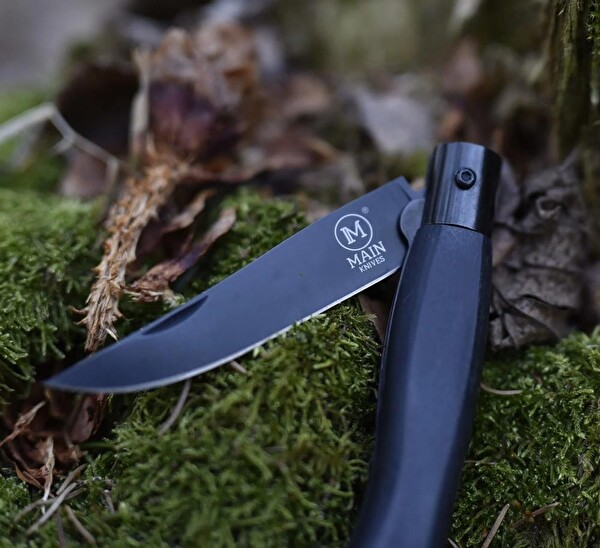 Main Knives 2000-L9 Titanyum Urban Line 8.7 CM Siyah Ağaç Çakı