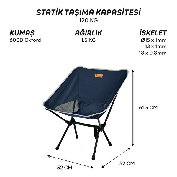 Freecamp Jett Katlanır Sandalye Lacivert