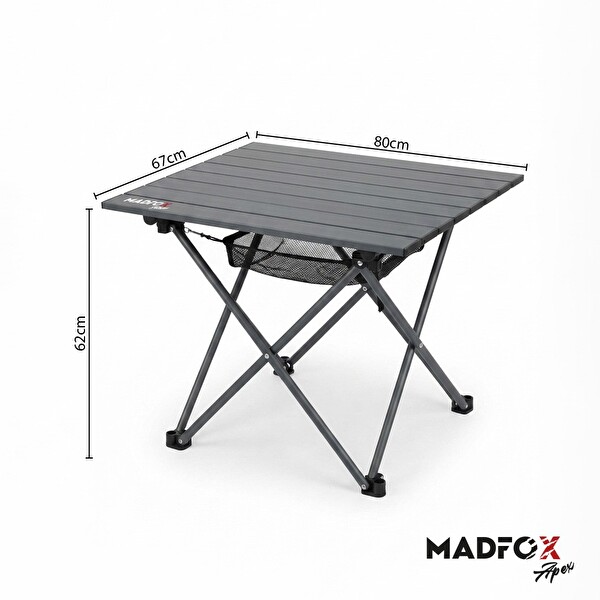 Madfox Apex Katlanabilir Alüminyum 4 Kişilik Kamp Masası