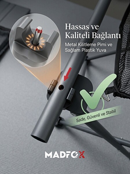 Madfox Apex Katlanabilir Alüminyum 2 Kişilik Kamp Masası