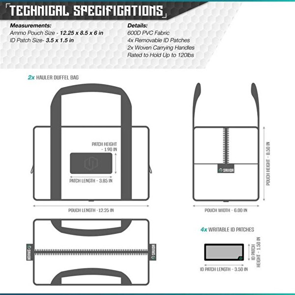 Savior Mini Hauler Duffle 2'li Çanta Kamuflaj