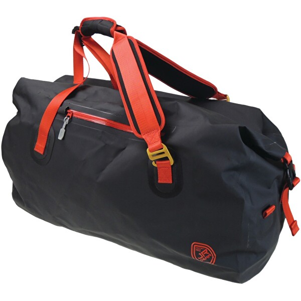 JR Gear Roll Top Vinyl Duffel 30 L Siyah Kırmızı Su Geçirmez Spor Çanta