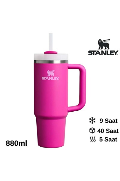 Stanley Quencher H2.O FlowState Tumbler Pipetli 0.89 L Fuşya Termos