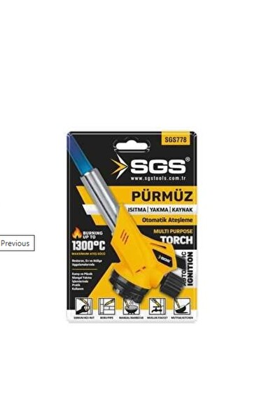 SGS SGS778 Torch Açılı Kamp Pürmüz Başlık