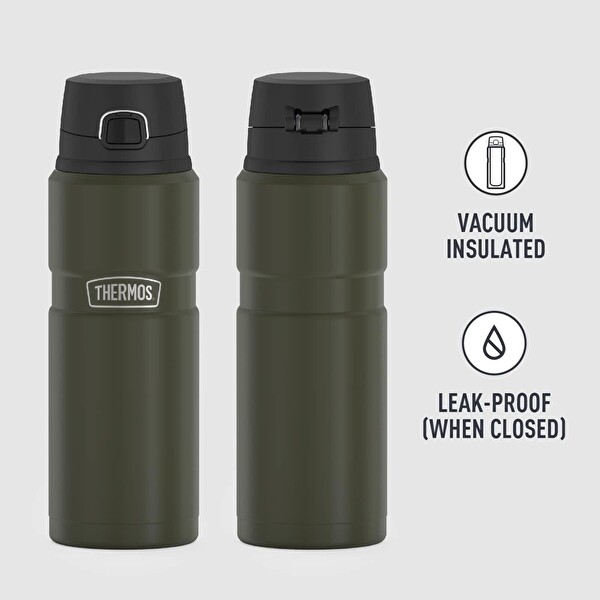 Thermos 191614 SK 4000 King Series 710 ML Çelik Termos Yeşil