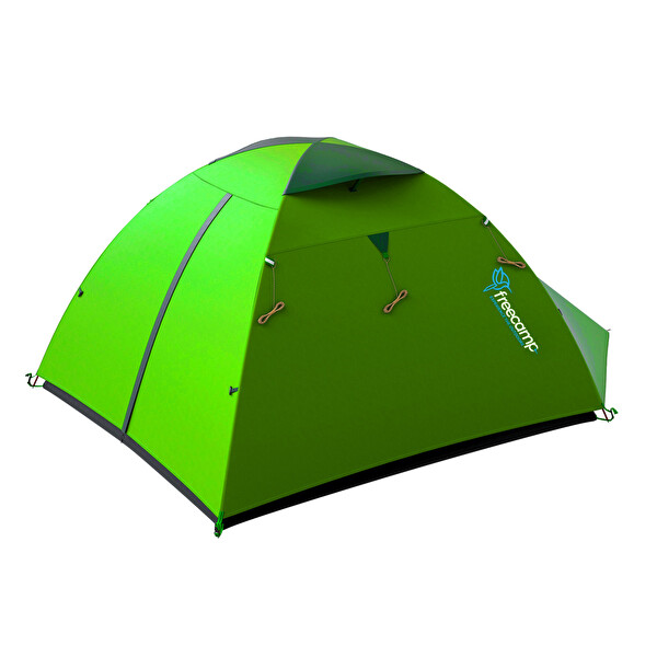 Freecamp Beast 3 Mevsim 3 Kişilik Açık Yeşil Kamp Çadırı