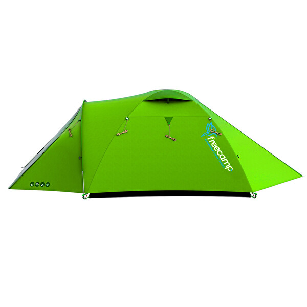 Freecamp Baron 3 - 4 Mevsim 3 Kişilik Açık Yeşil Kamp Çadırı
