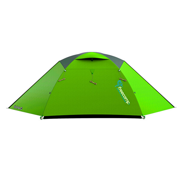 Freecamp Bright 4 - 3 Mevsim 4 Kişilik Açık Yeşil Kamp Çadırı