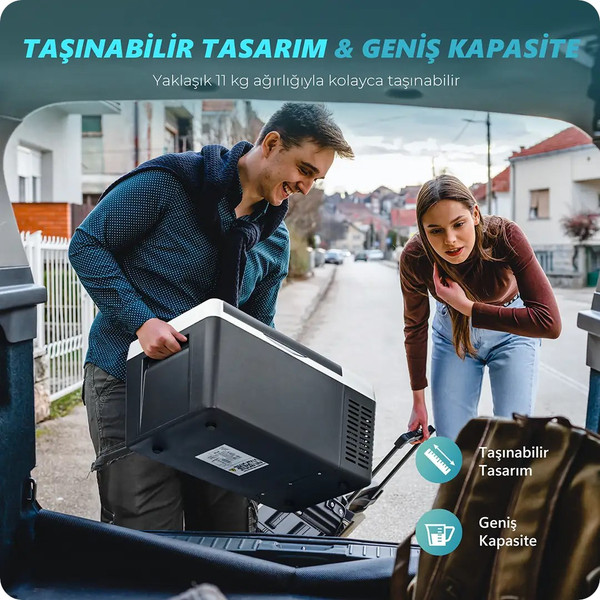 Euhomy CF004-18BL Rover A1 Oto Buzdolabı 18 Litre